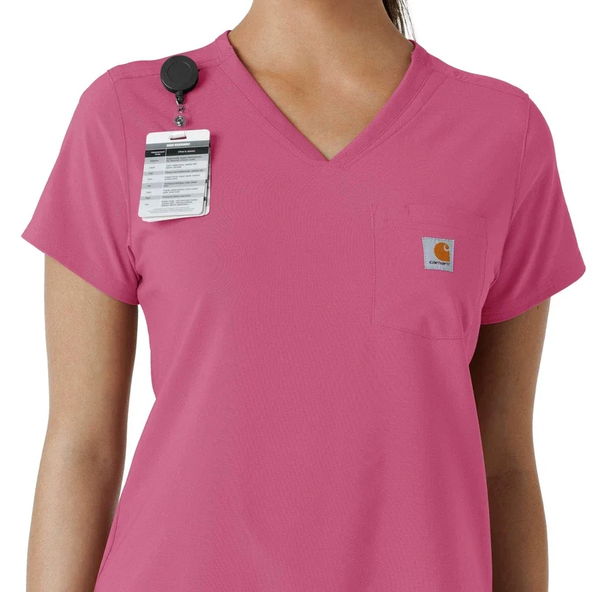 Force Cross-Flex-scrubtop voor dames om in de broek te stoppen