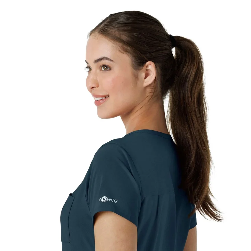 Force Cross-Flex-scrubtop voor dames om in de broek te stoppen