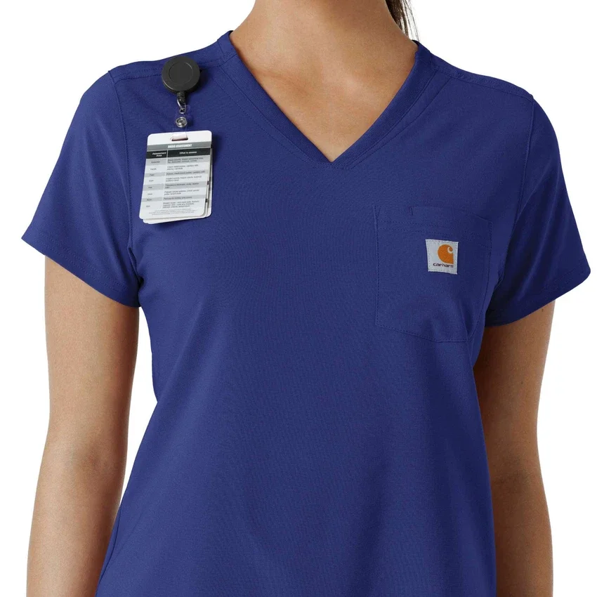 Force Cross-Flex-scrubtop voor dames om in de broek te stoppen