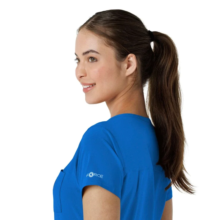 Force Cross-Flex-scrubtop voor dames om in de broek te stoppen