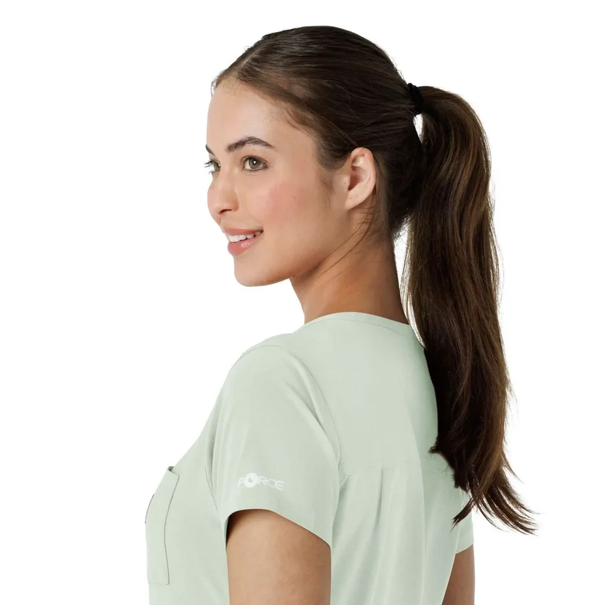Force Cross-Flex-scrubtop voor dames om in de broek te stoppen