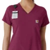 Force Cross-Flex-scrubtop voor dames om in de broek te stoppen