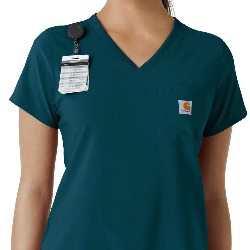 Force Cross-Flex-scrubtop voor dames om in de broek te stoppen