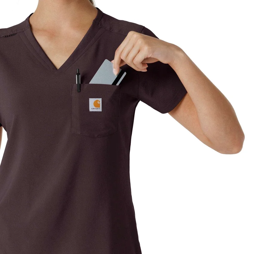 Force Cross-Flex-scrubtop voor dames om in de broek te stoppen