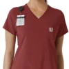 Force Cross-Flex-scrubtop voor dames om in de broek te stoppen