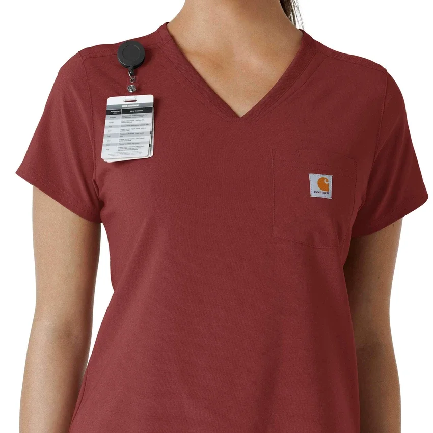 Force Cross-Flex-scrubtop voor dames om in de broek te stoppen