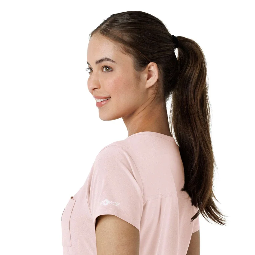 Force Cross-Flex-scrubtop voor dames om in de broek te stoppen