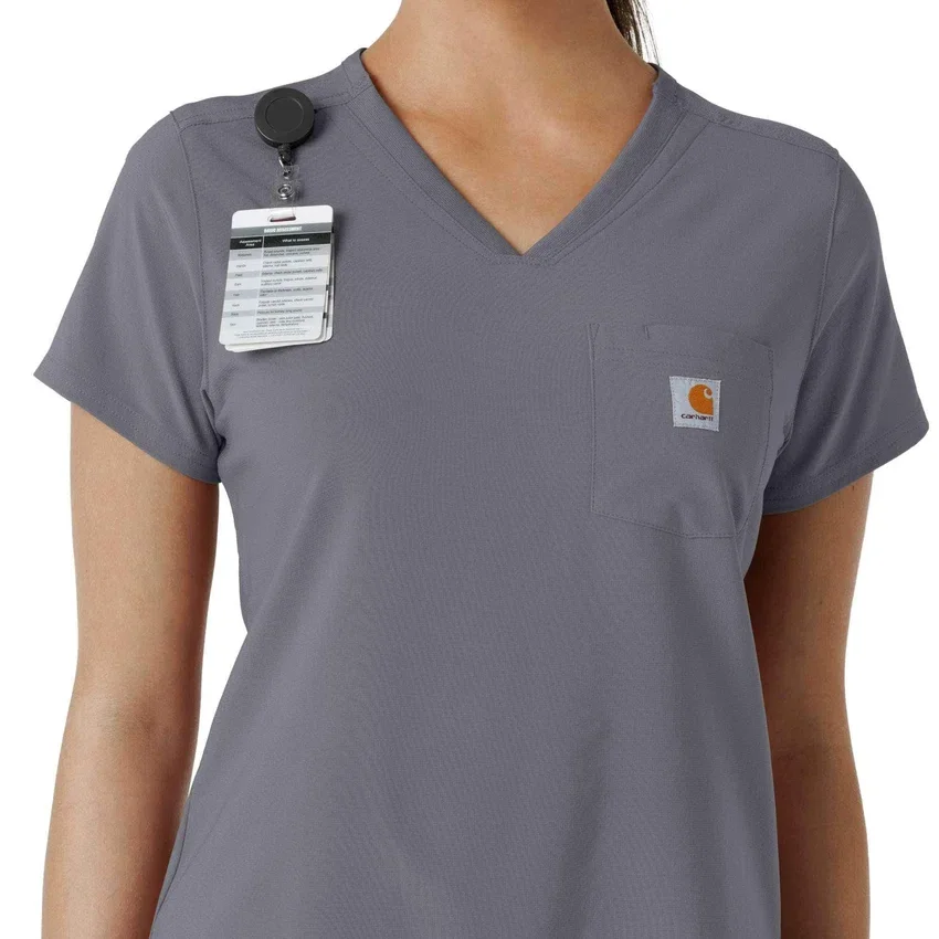 Force Cross-Flex-scrubtop voor dames om in de broek te stoppen