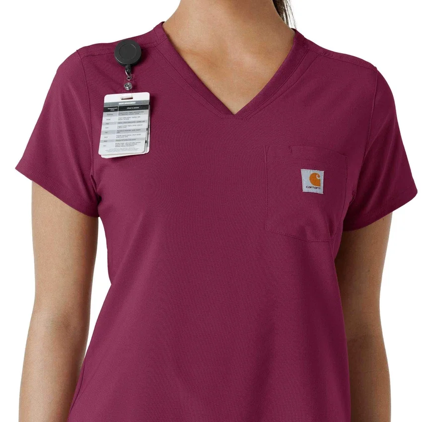 Force Cross-Flex-scrubtop voor dames om in de broek te stoppen