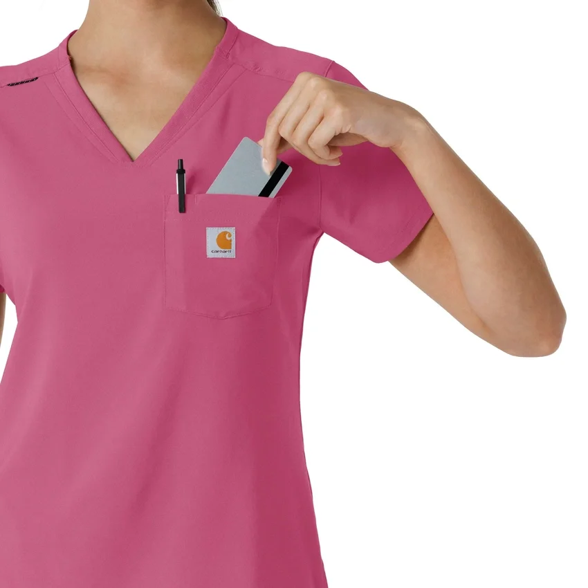 Force Cross-Flex-scrubtop voor dames om in de broek te stoppen