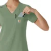 Force Cross-Flex-scrubtop voor dames om in de broek te stoppen
