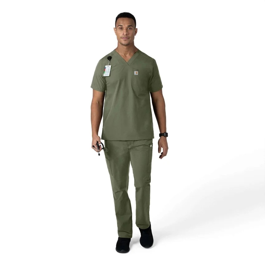 Force Essentials cargo-scrubbroek met rechte pijpen