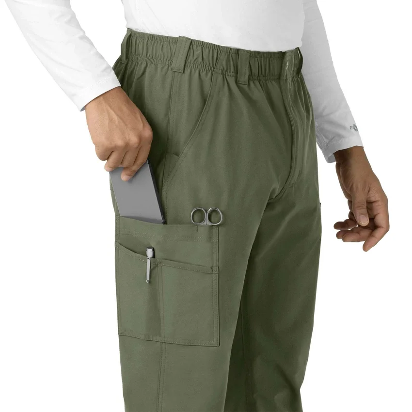 Force Essentials cargo-scrubbroek met rechte pijpen