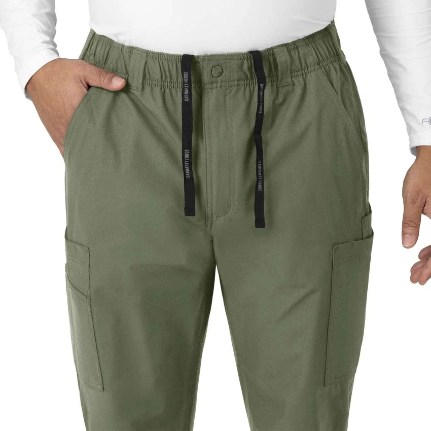 Force Essentials cargo-scrubbroek met rechte pijpen