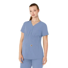 Force Essentials Henley-zwangerschapsscrubtop voor dames
