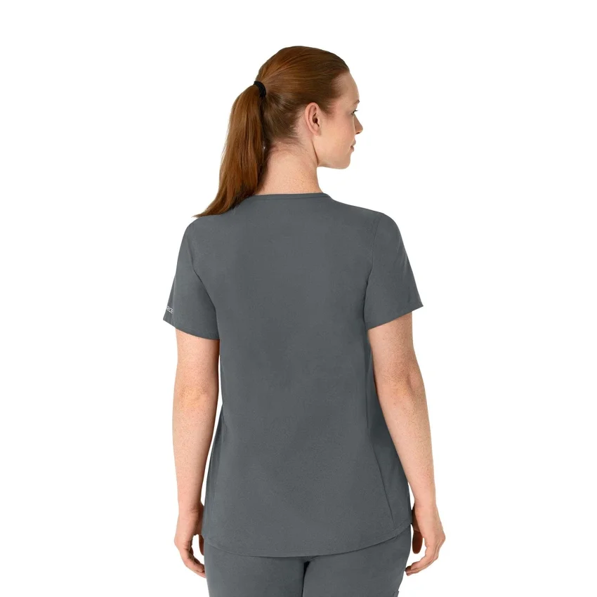 Force Essentials Henley-zwangerschapsscrubtop voor dames