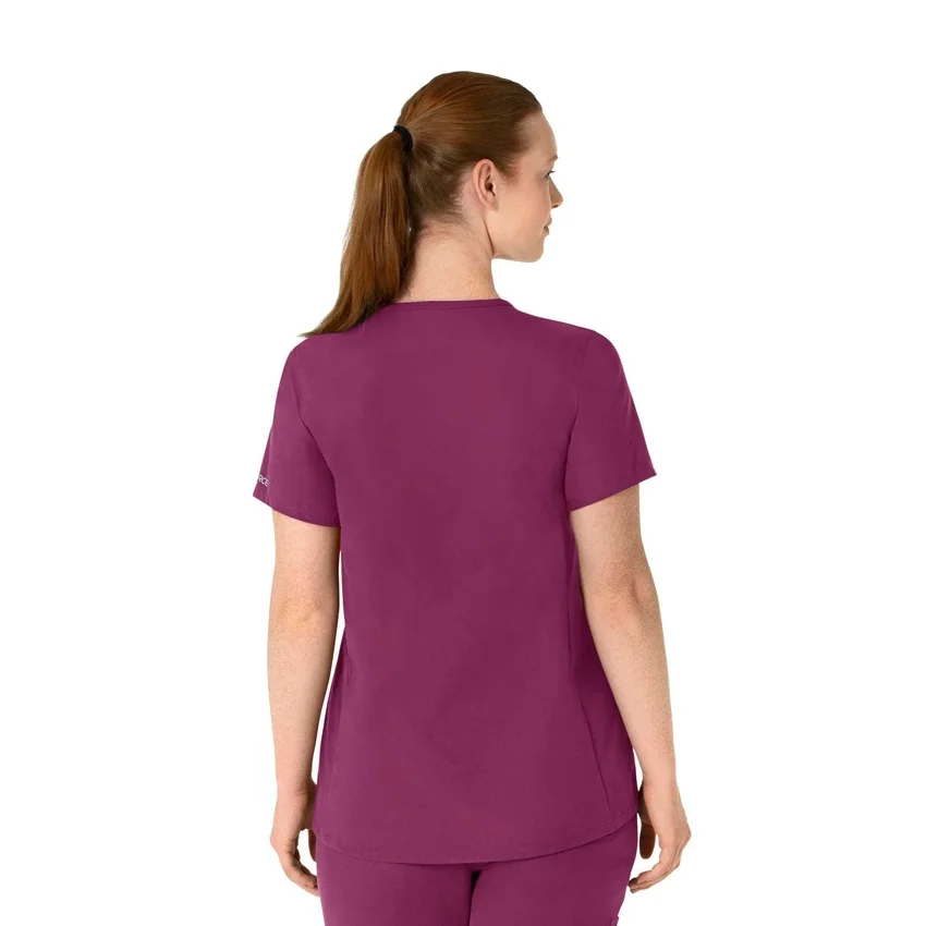 Force Essentials Henley-zwangerschapsscrubtop voor dames