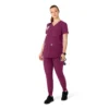 Force Essentials Henley-zwangerschapsscrubtop voor dames