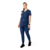 Force Essentials Henley-zwangerschapsscrubtop voor dames