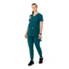 Force Essentials Henley-zwangerschapsscrubtop voor dames