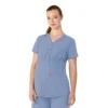 Force Essentials Henley-zwangerschapsscrubtop voor dames