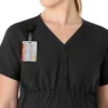 Force Essentials Henley-zwangerschapsscrubtop voor dames