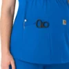 Force Essentials Henley-zwangerschapsscrubtop voor dames