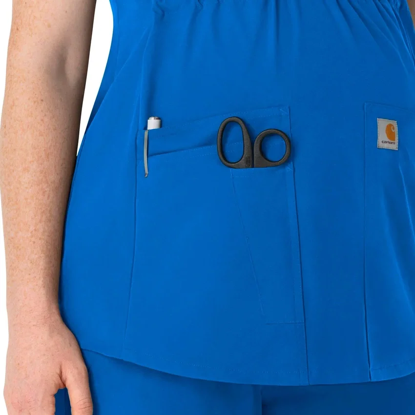 Force Essentials Henley-zwangerschapsscrubtop voor dames
