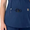 Force Essentials Henley-zwangerschapsscrubtop voor dames