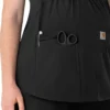 Force Essentials Henley-zwangerschapsscrubtop voor dames