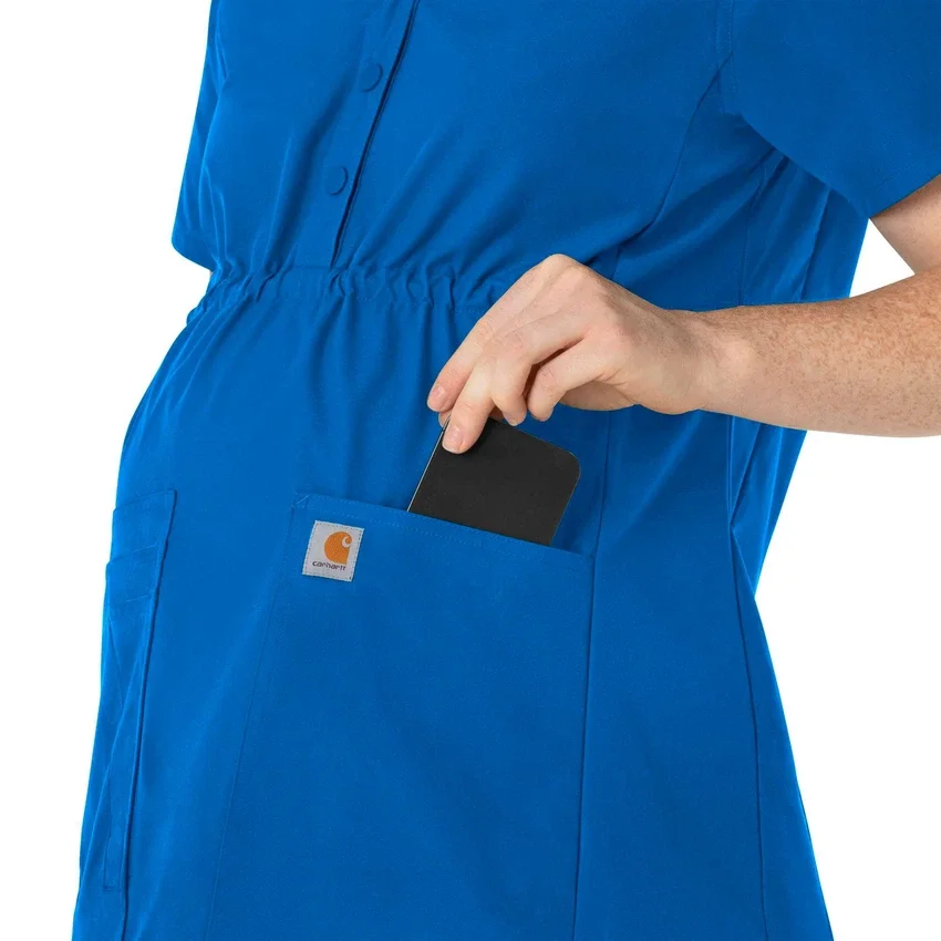 Force Essentials Henley-zwangerschapsscrubtop voor dames
