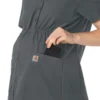 Force Essentials Henley-zwangerschapsscrubtop voor dames