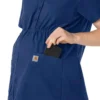 Force Essentials Henley-zwangerschapsscrubtop voor dames