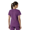 Force Essentials-scrubtop met V-hals en gebreide panelen voor dames