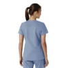 Force Essentials-scrubtop met V-hals en gebreide panelen voor dames