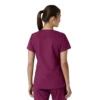 Force Essentials-scrubtop met V-hals en gebreide panelen voor dames