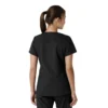 Force Essentials-scrubtop met V-hals en gebreide panelen voor dames
