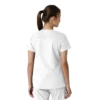 Force Essentials-scrubtop met V-hals en gebreide panelen voor dames