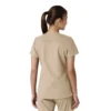 Force Essentials-scrubtop met V-hals en gebreide panelen voor dames