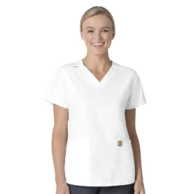 Force Essentials-scrubtop met V-hals voor dames
