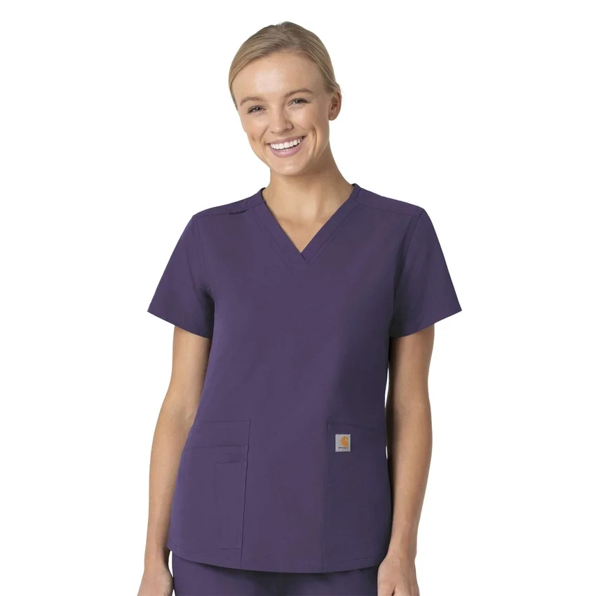 Force Essentials-scrubtop met V-hals voor dames