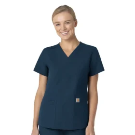 Force Essentials-scrubtop met V-hals voor dames