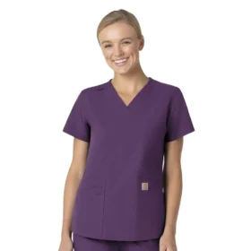 Force Essentials-scrubtop met V-hals voor dames
