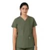 Force Essentials-scrubtop met V-hals voor dames