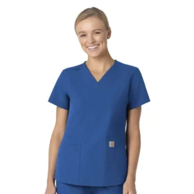 Force Essentials-scrubtop met V-hals voor dames