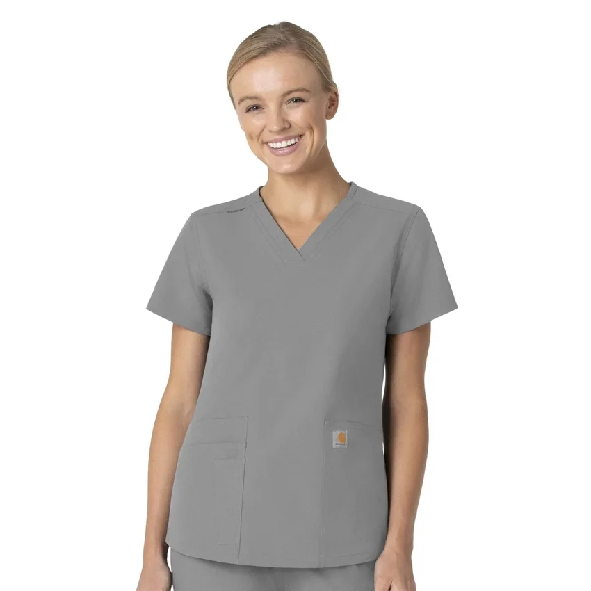 Force Essentials-scrubtop met V-hals voor dames