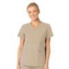 Force Essentials-scrubtop met V-hals voor dames
