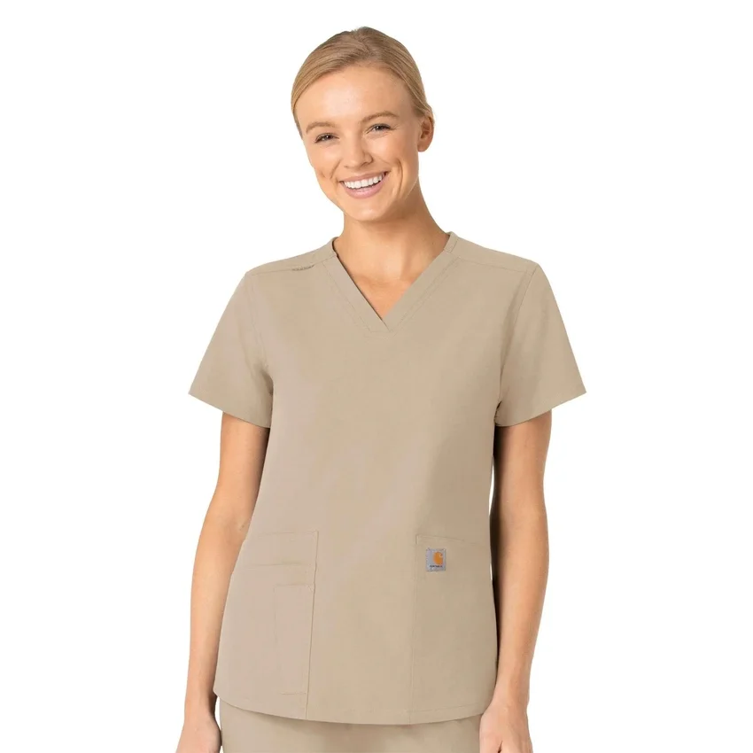 Force Essentials-scrubtop met V-hals voor dames