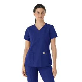 Force Essentials-scrubtop met V-hals voor dames