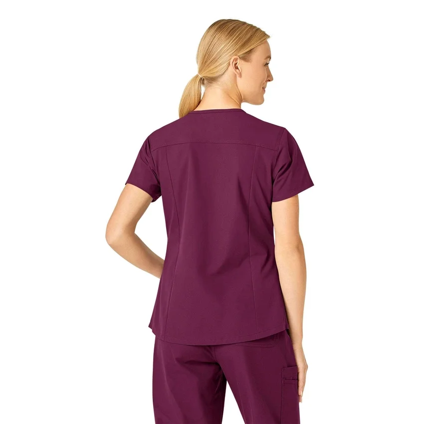 Force Essentials-scrubtop met V-hals voor dames